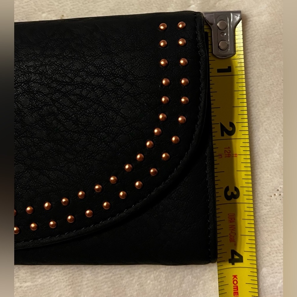 EUC Calvin Klein Black W/ Gold Studs Wallet clutch - Picture 8 of 8